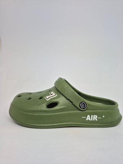 Babuche-verde-branco