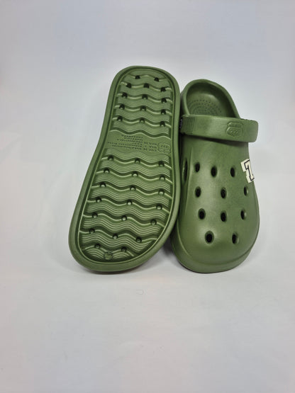 Babuche-verde-branco