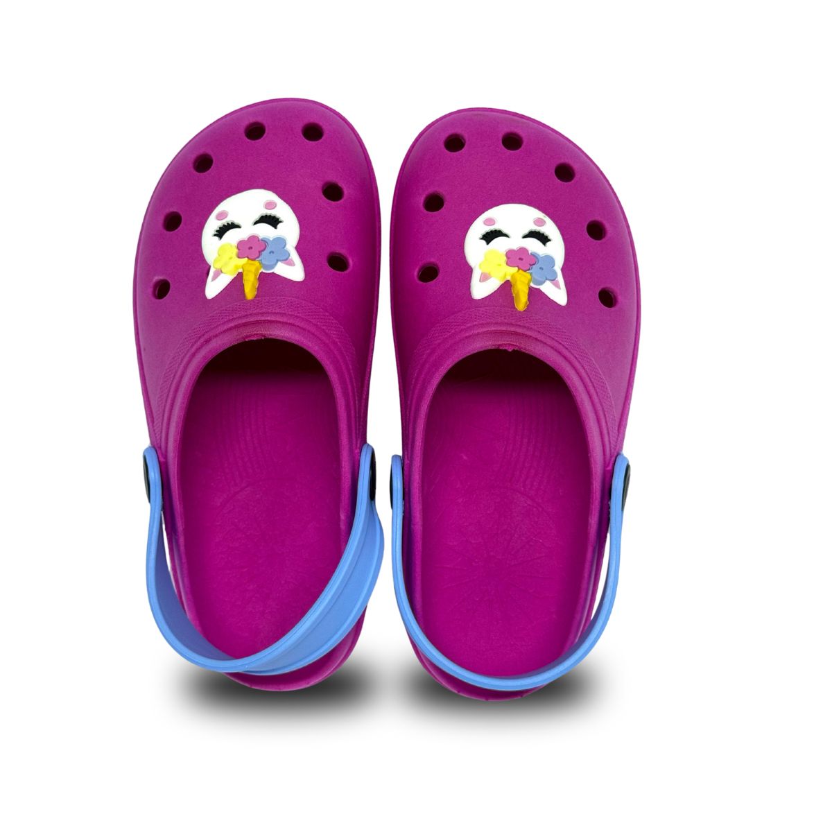 babuche fechado gato unicornio rosa