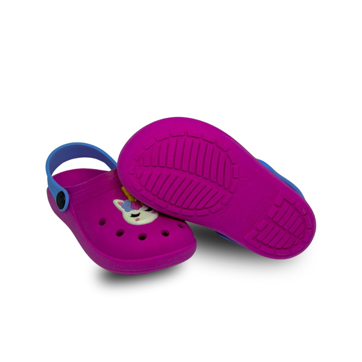 babuche fechado gato unicornio rosa