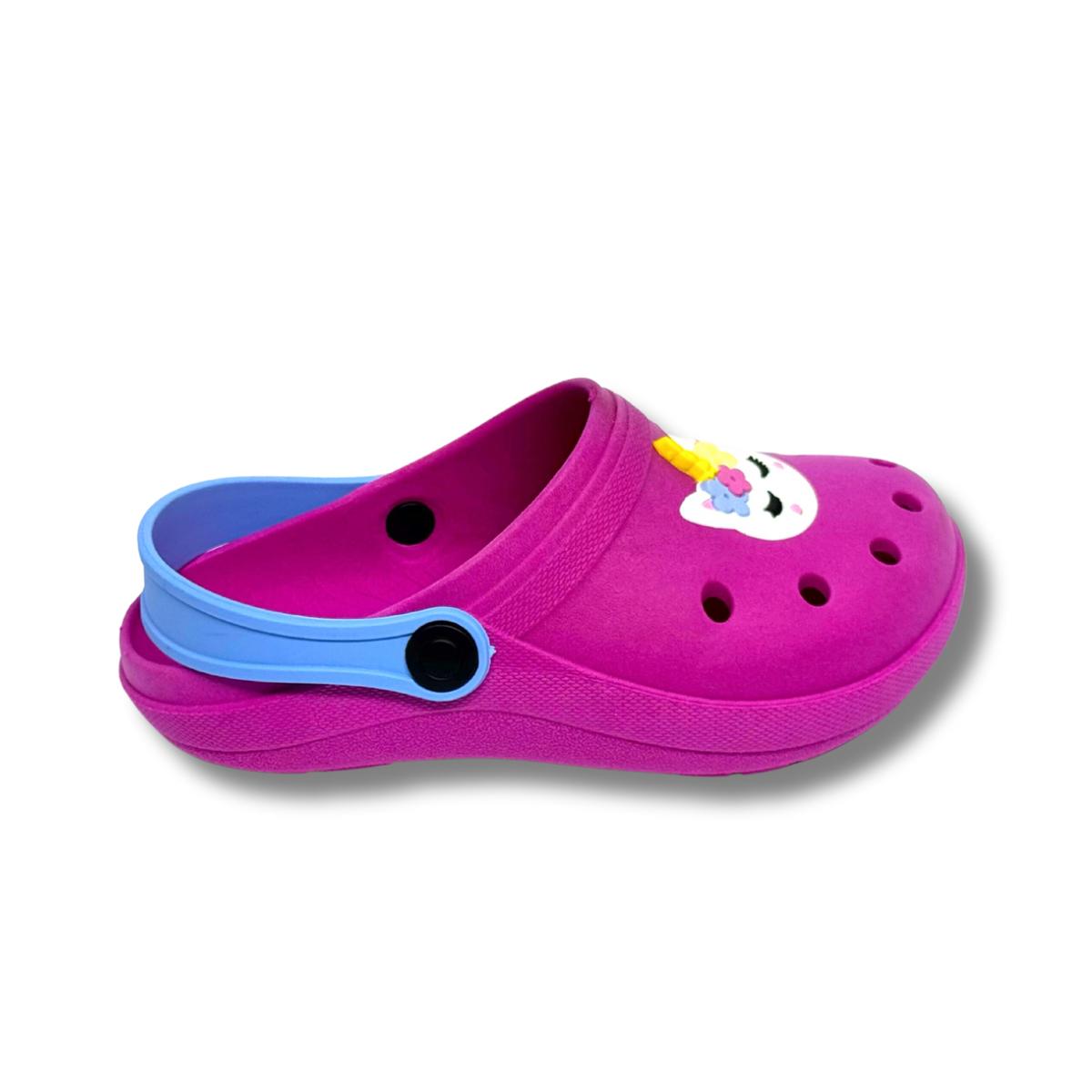 babuche fechado gato unicornio rosa