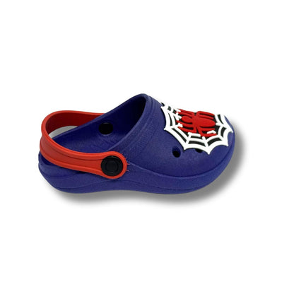 babuche fechado azul homen aranha