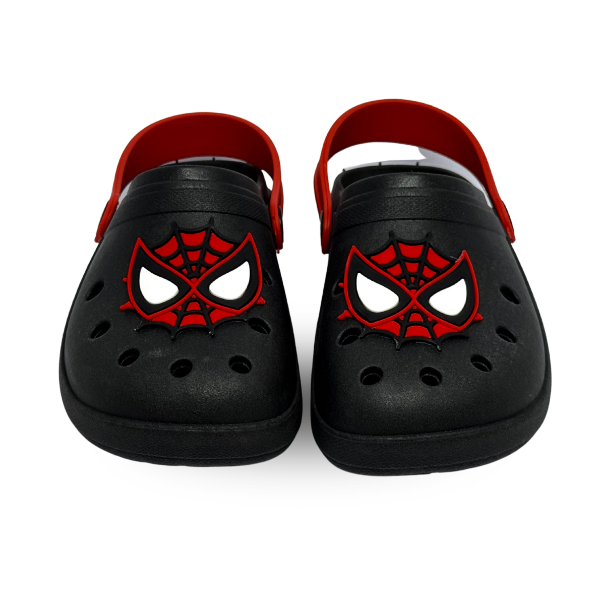 babuche fechado preto homen aranha