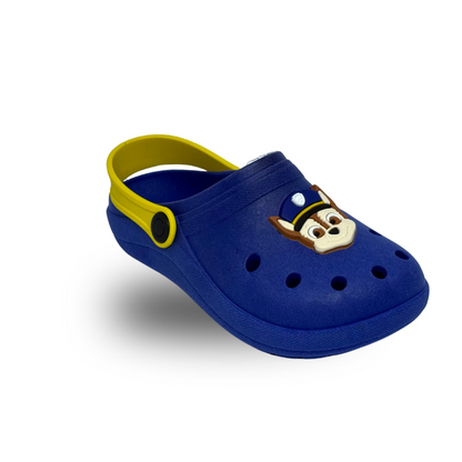 babuche fechado patrulha canina azul