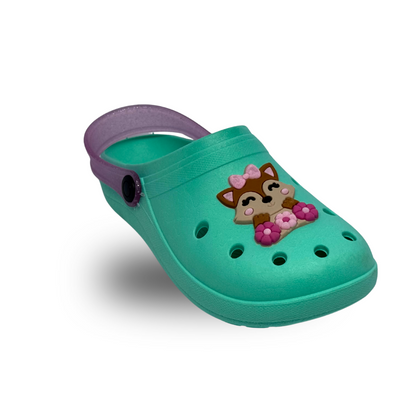 babuche fechado raposa ciano