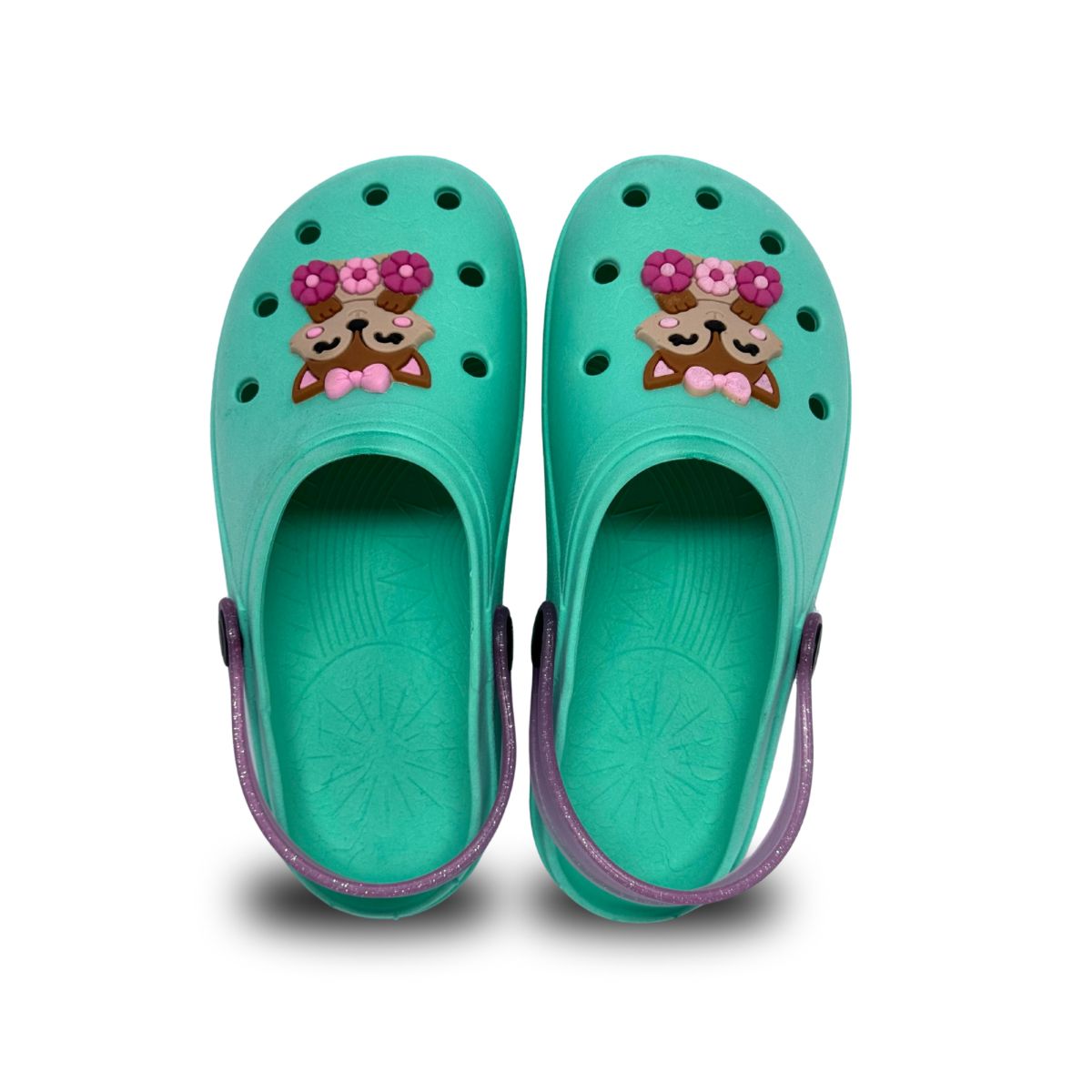 babuche fechado raposa ciano