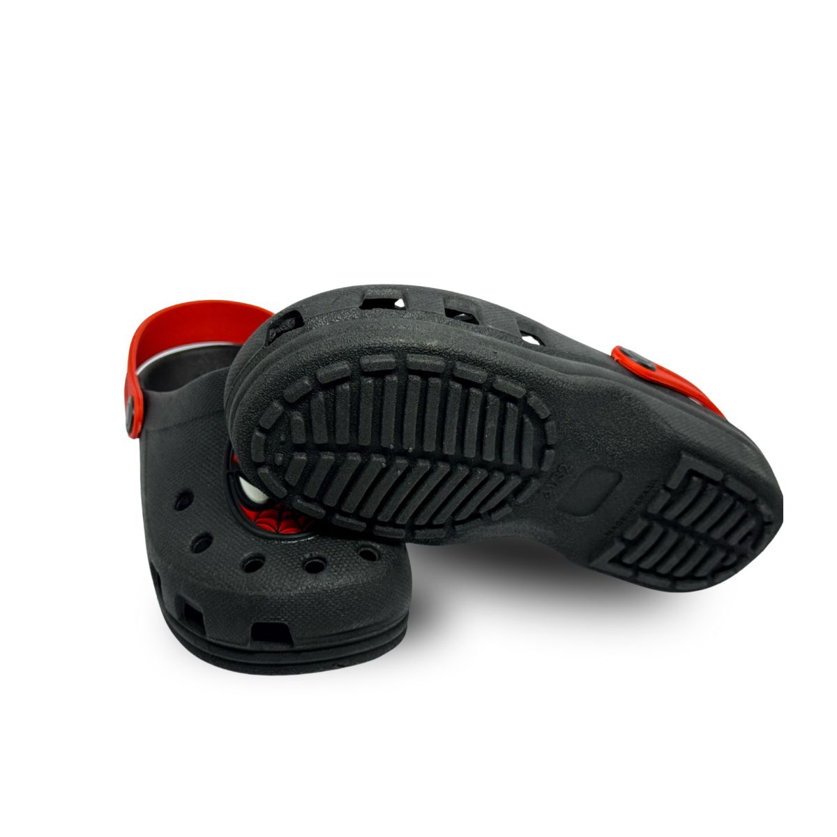 babuche homem aranha preto