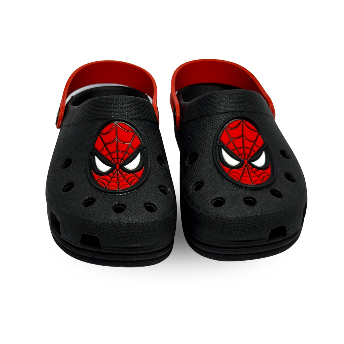 babuche homem aranha preto