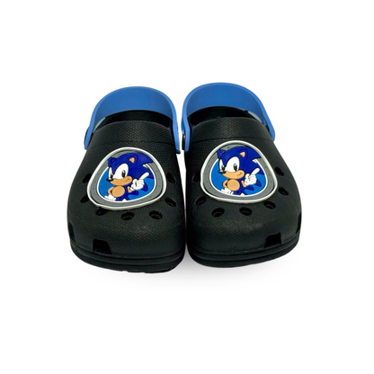babuche sonic preto/azul