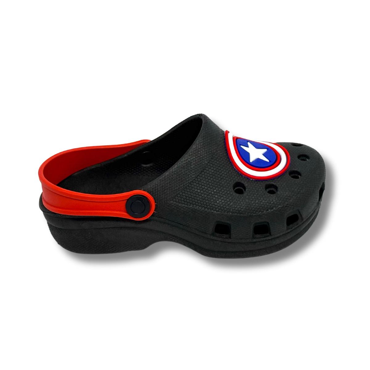 babuche preto capitão america