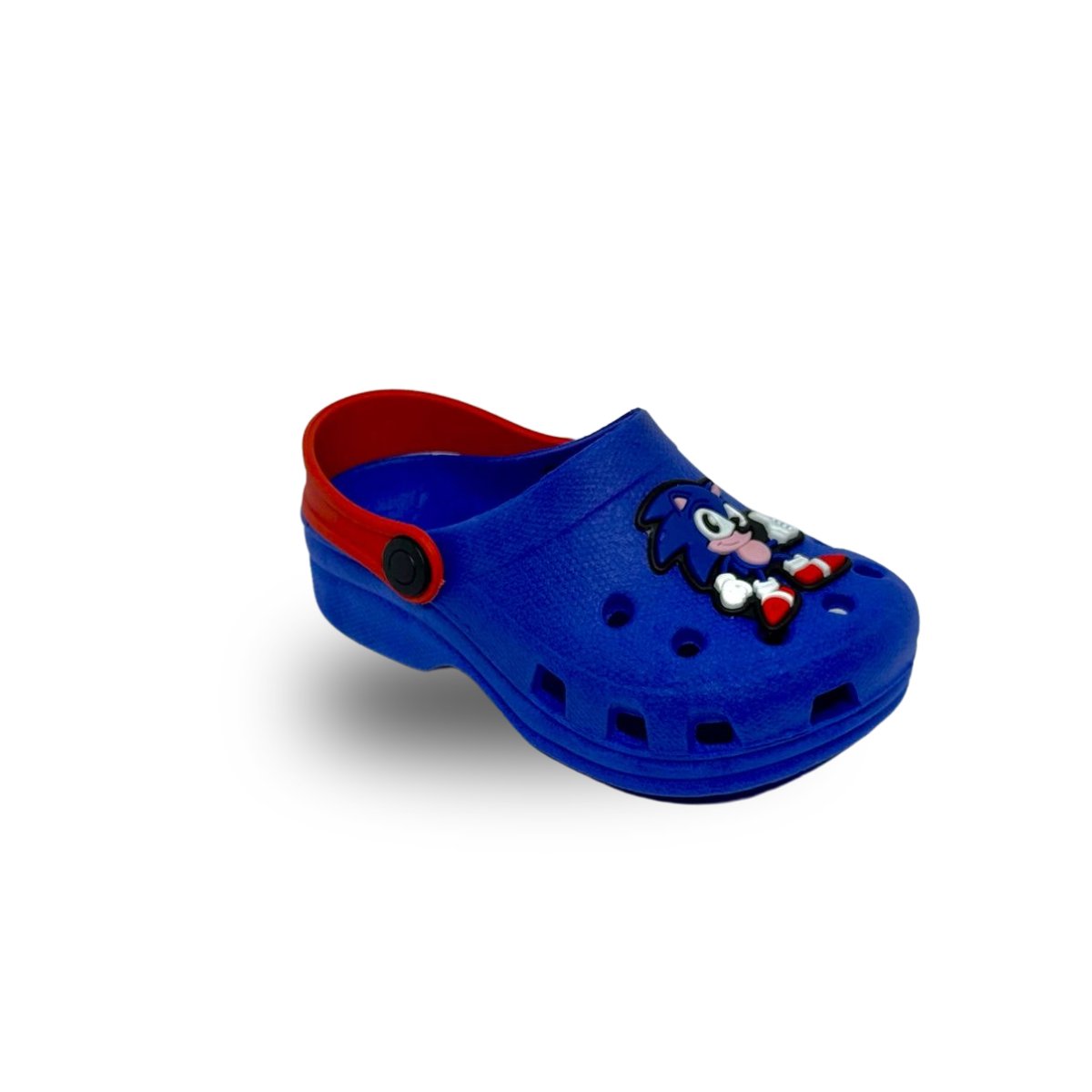 babuche sonic azul/vermelho
