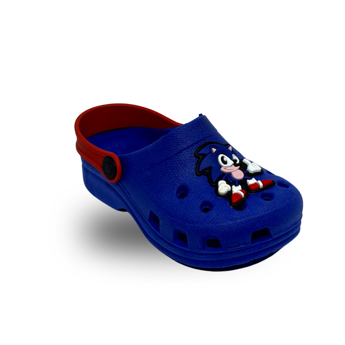 babuche sonic azul/vermelho