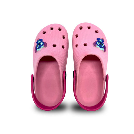 babuche rosa claro stitch