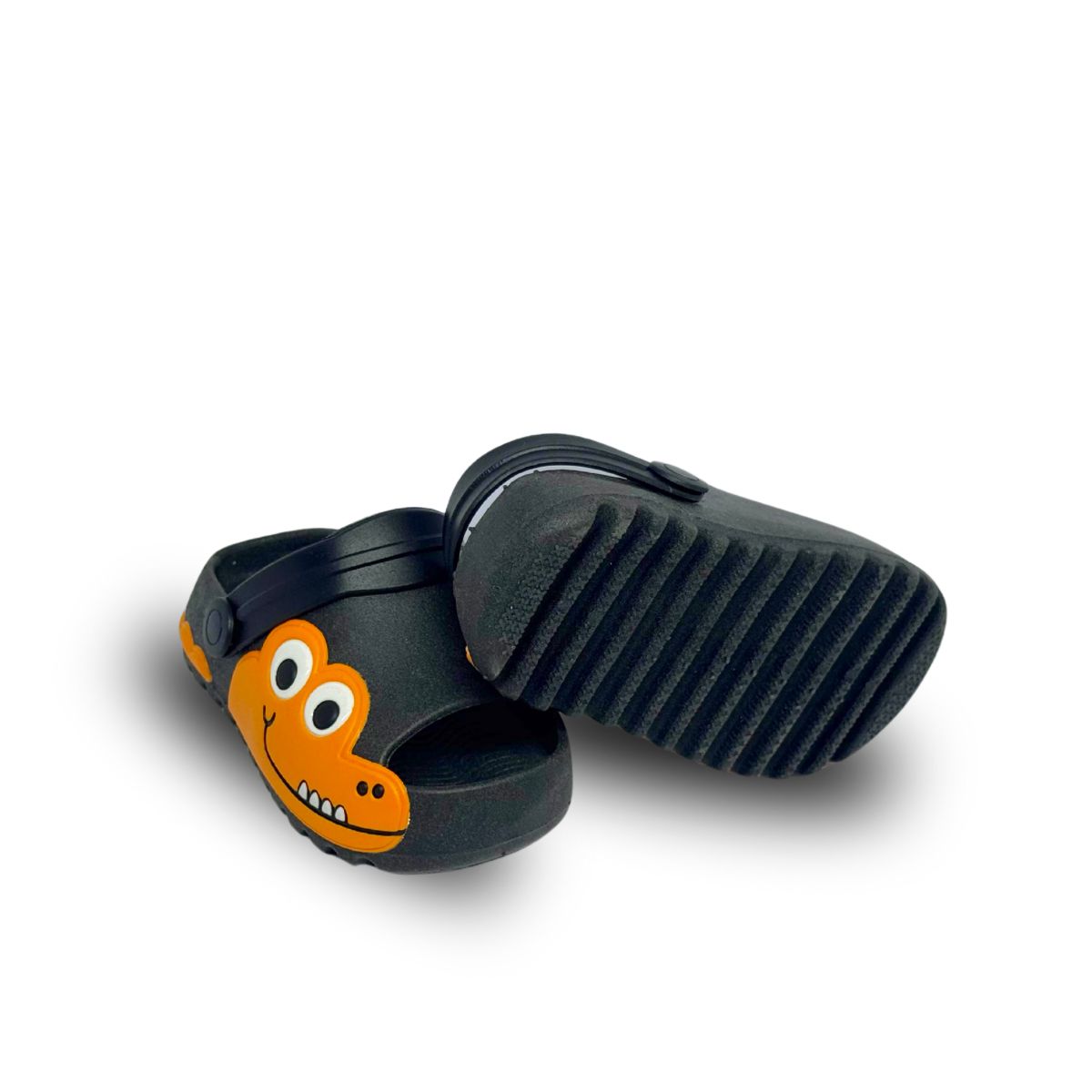 papete dino laranja preto