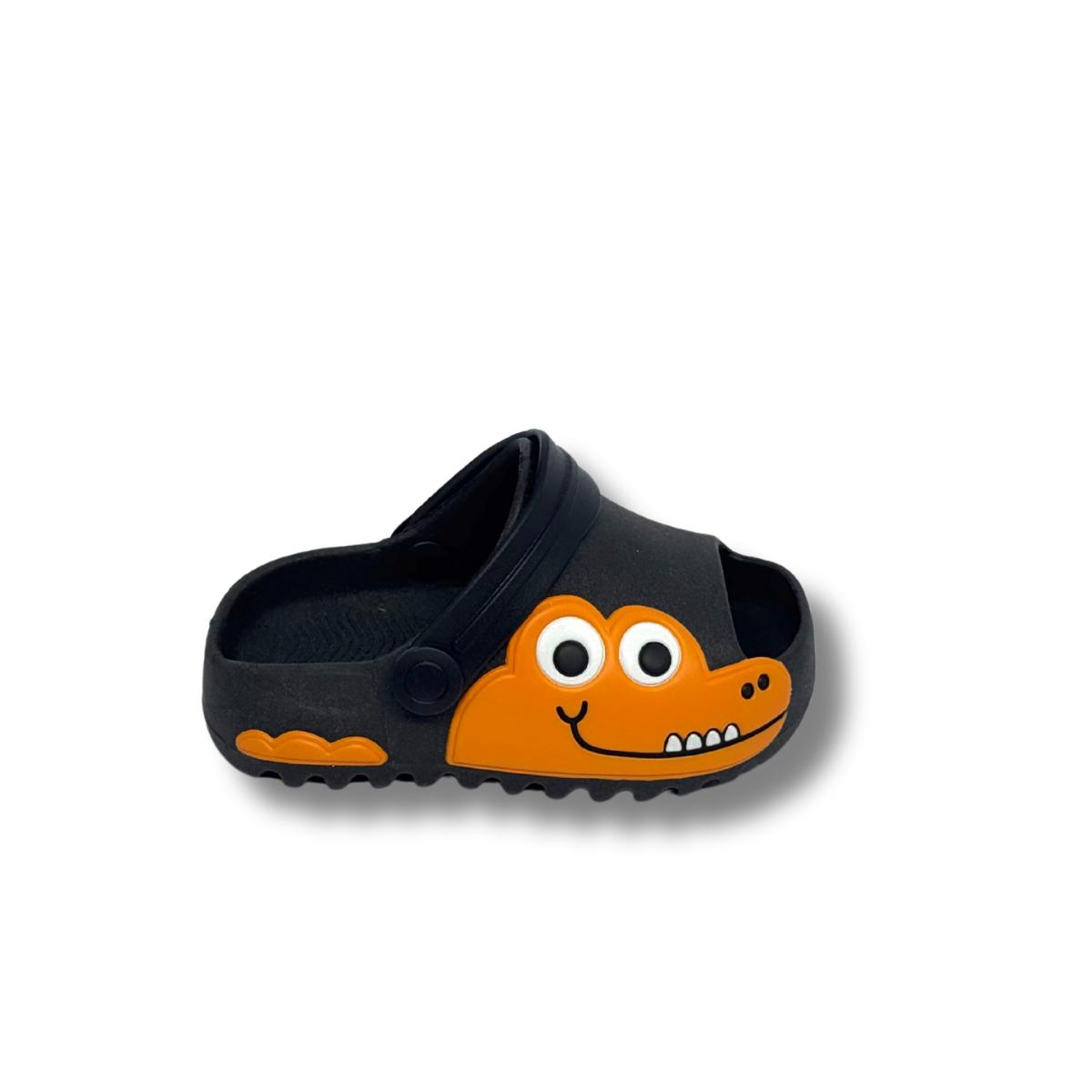 papete dino laranja preto